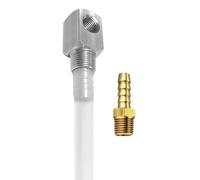 REPLACEMENTKITS.COM Universal 24" Marine Fuel Tank Pickup Tube with Strainer, Polyethylene Fuel Pickup Tube with Brass Barb Connector, Fits Standard Universal Boat Fuel Tank, Replaces Part 7-0948