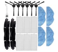 replacements 19 PCS For Te-fal for Ro-wenta for Se-rie 75 S+ RG8597W Robot Vacuum Cleaner Parts Main Brush Hepa Filter Mop Pad