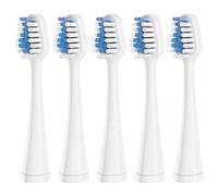 Replacements Brush Heads Compatible with Waterpik Complete Care 5.0/9.0 (WP-861/CC-01), STRB-5WW/ Aquasonic Duo and Home Dental Center Electric Toothbrush, 5 Count, White