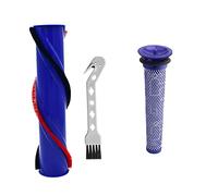 Replacements Brushroll Carpet Brush Cleaning Roller Sweeper Bar Pre Filter Kits Compatible with Dyson V6 Total Clean/V6 Absolute/Old V7 Vacuum Cleaner Spare Parts.(4 Prong Drive, Diameter: 45mm)