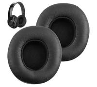 Replacements Earpads Cushions for Beats Solo 2 & Solo 3 Wireless On-Ear Headphones, Dirt Resistant Memory Foam Noise Isolation Earpads, Ear Pads with Soft Protein Leather, Added Thickness, 65mm Black