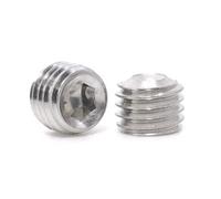 ReplacementScrews 1/4-28 x 3/16 in Set Screws - Stainless Steel - Cup Point