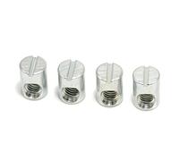 ReplacementScrews Cross Dowel Barrel Nuts Compatible with IKEA Part 100514 (SUNDVIK, MYDAL, HASSELVIKA) (Pack of 4)