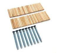 ReplacementScrews Hardware Kit Compatible with IKEA KALLAX 4 x 4 Shelf Unit 003.601.44 - All Screws (104321) and Dowels (101339)