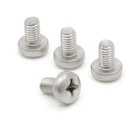 ReplacementScrews License Plate Screws Compatible with Audi, VW & Mercedes - Metric M6-1.0 x 10mm Stainless 18-8 (A2) Grade Bolts (Rear Mount) (Pack of 4)
