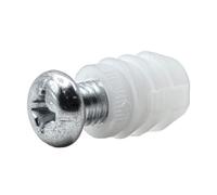 ReplacementScrews Plastic Sleeve and Screw Compatible with IKEA Part 102267 & 105163 (Pack of 2)