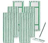 Replacent Mop Pads Compatible with Libman Wet & Dry Microfiber Mop - Reusable Washable Microfiber Cloth Mop Head Refills for Wet and Dry Use - 6 Pack