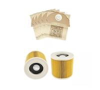 Replacing Air Dust Filter Bag, Compatible For Karcher Vacuum Cleaner Parts Box HEPA Filter WD2250 WD3.200 MV2 MV3 WD3 (Color : KTT056)