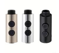 Replacing Kitchen Tap Head Pull Out Sprayer with Two Distinct Spray Modes for Convenience (Black)