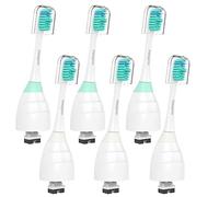 Replacment Brush Heads Compatible with Philips Sonicare E-Series Essence, Xtreme, Elite, Advance, and CleanCare Electric Toothbrush, Toothbrush Replacment Heads Refills, 6 Pack