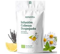 REPLANTEA Organic Clear Mind Herbal Infusion 100g - Soothing Blend with Ginger, Chamomile, Mint & Lavender - Relaxing & Calming - 50 Cups