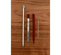 Replasment Spares for Victorinox Toothpick + Tweezers + Pin + Ballpoint Pen for Large 91mm Swiss Army Knife (Red)