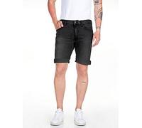 Replay 981 Denim Shorts- Dark Grey, Dark Grey, Size 30, Men Dark Grey
