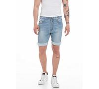Replay 981 Denim Shorts- Light Wash, Light Wash, Size 30, Men Light Wash