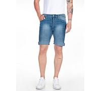 Replay Men's Jeans Shorts with Stretch, Blue (Medium Blue 009), 32