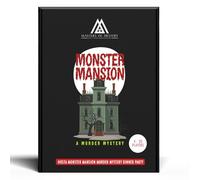 Replay-able Haunted House Murder Mystery Dinner Party Game for Up to 20 Adults - Host A Halloween Dinner Party Game Night - Classic Monsters Fancy Dress Dinner PartyV2 English 4-20 Players