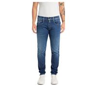 REPLAY Adult M914 Anbass Hyperflex Jeans, Medium Blue 009-7, 34W / 30L