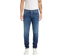 REPLAY Adult M914 Anbass Hyperflex Jeans, Medium Blue 009-7, 34W / 34L