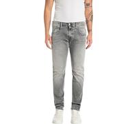 REPLAY Adult M914 Anbass Hyperflex Jeans, Medium Grey 096-1, 34W / 34L