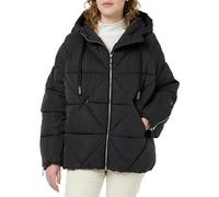 REPLAY Adult W7805 Fine Poly Silky Touch Fabric Quilted Jacket, Black 098, M