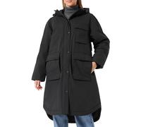 REPLAY Adult W7809 Fine Poly Coat, Black 098, S