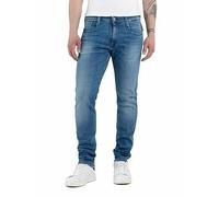 Replay Anbass C-Stretch Slim Fit Jeans - Blue, Blue, Size 30, Inside Leg Regular, Men Blue