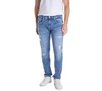 Replay Anbass Eco Plus Men's Slim Fit Jeans, 009 Medium Blue, 38 W/32 L