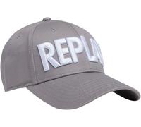 Replay Ax4308.000 Heavy Cotton Twilled Cotton Mens Caps In Grey