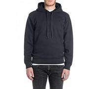 Replay Basics Hoodie - Blue, Blue, Size L, Men Blue