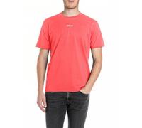 Replay Basics Men's Crew Neck Cotton T-Shirt, 556 Poppy Red, L
