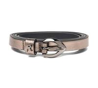 REPLAY belt Leather Belt W75 Lux Gun Metal