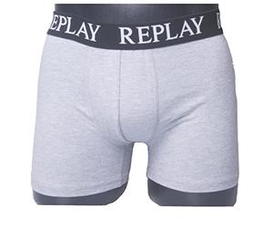 Replay Boxer Style 01/C Basic Cuff Logo 3pcs Box N174 Black/Grey/Melange/White M, 101102