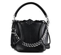 Replay Bucket bag Genuine Leather 20 cm black