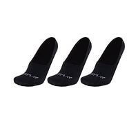 REPLAY C100636-001-N126 INVISIBLE Basic Foot Logo 3Prs Card wrap Socks Unisex BLACK/CASTLEROCK Size 35/38