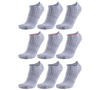 REPLAY C101023-001-N162 IN LINER ULTRALIGHT Foot Logo 3Prs Banderole Socks Unisex GREY MEL./LOGO ASS C Size 35/38