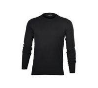 Replay Classic Crew-Neck Cotton Jumper, Black - Small
