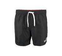 Replay Contrast Logo Swim Shorts, Black - Small