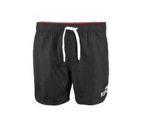Replay Contrast Logo Swim Shorts, Black - X-Large