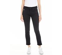 Replay Damen Jeans Faaby Slim-Fit mit Comfort Stretch, Black 098 (Schwarz), 26W / 32L