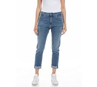 Replay Damen Jeans Marty Boyfit, Medium Blue 009-1 (Blau), 30W / 28L