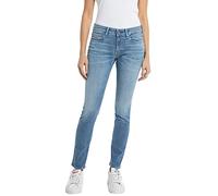 Replay Damen Jeans New Luz Skinny-Fit, Medium Blue 009-1 (Blau), 25W / 32L