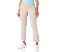 Replay Damen Jeans Schlaghose Faaby Flare Crop Flare-Fit, Light Taupe 803 (Grau), 31W