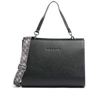 Replay FW3020.000 Women's Peppled Pu Zipped Pocket Shoulder Bag (Black, One Size)