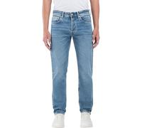REPLAY Grover Men's Straight Fit Jeans, 009 Medium Blue, 38 W/34 L