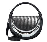 Replay Handbag Leather 21 cm black