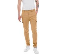 Replay Herren Cargo-Hose Jaan Slim-Fit Hyperflex mit Stretch, Biscuit 617 (Beige), 29W / 30L