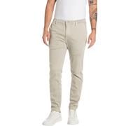 REPLAY Herren Chino Zeumar Slim-Fit Hyperflex X-Lite mit Stretch, Grau (Moon Grey 604), 32W / 30L