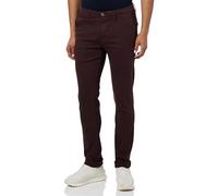 REPLAY Herren Chino Zeumar Slim-Fit Hyperflex X-Lite mit Stretch, Old Wine 377 (Rot), 28W / 32L