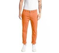 Replay Herren Chino Zeumar Slim-Fit Hyperflex X-Lite mit Stretch, Sunset Orange 844 (Orange), 38W / 34L