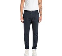 Replay Herren Hose Chino, Night Blue 086 (Blau), 31W / 32L